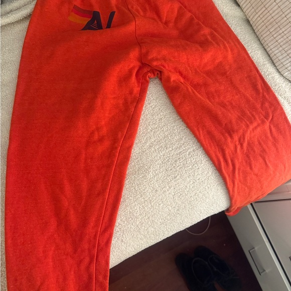 Aviator Nation Orange Logo Sweatshirt & Sweatpants Set - Picture 6 of 9